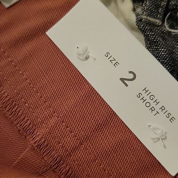 LOFT High Rise Cotton Blend Short Size 2 NWT - Picture 4 of 6